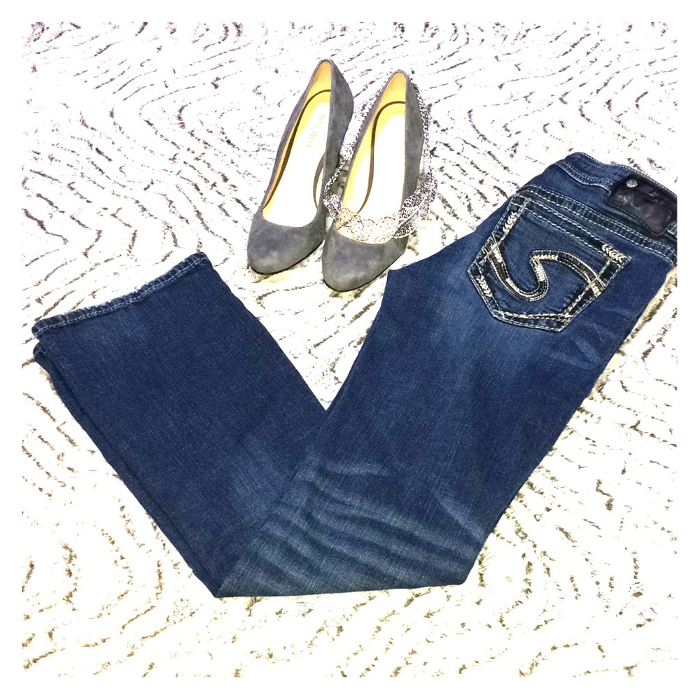 ⚡️ SILVER Aiko Mid Boot Jeans - See Description for Measurement Note